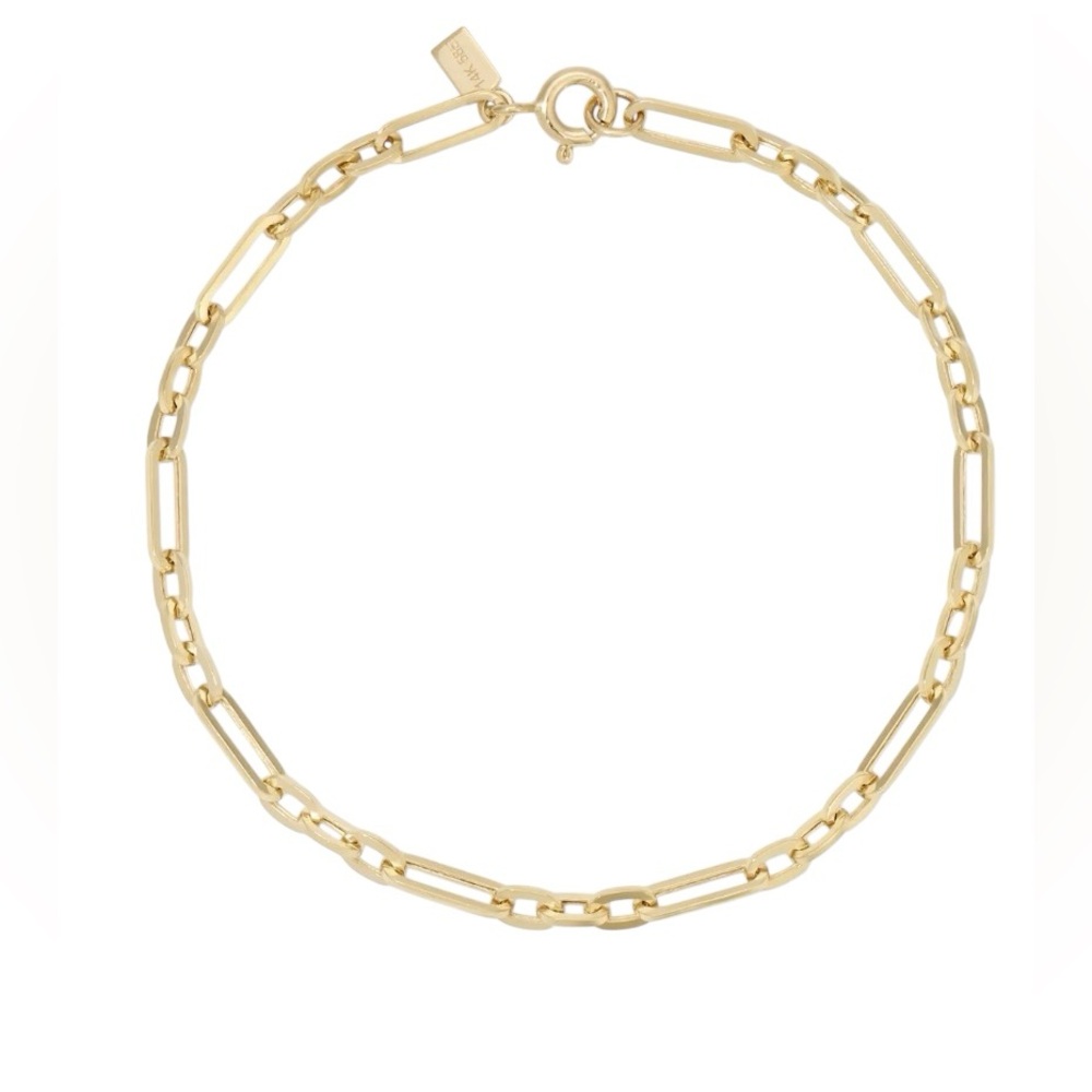 MINI MIXED CHAIN BRACELET-EUC in 14K Yellow Gold